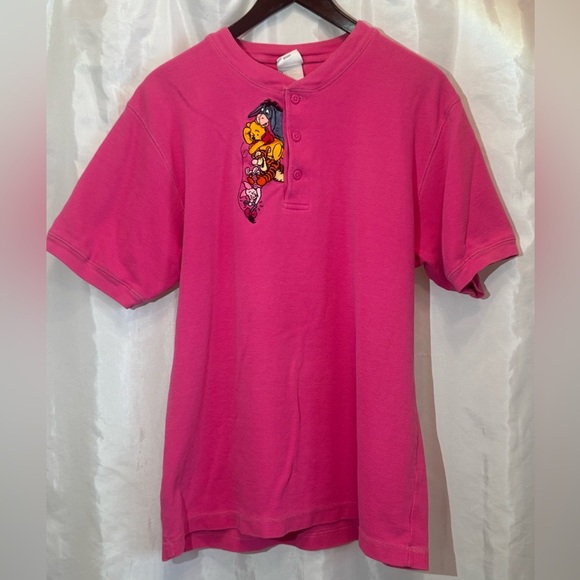 Disney Winnie the Pooh & Friends Embroidered Top โ Size Medium - Pink - Picture 6 of 7